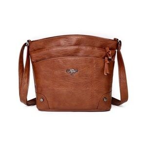 Brown Leather Shoulder Bag